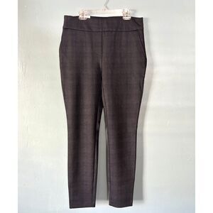 NWT Dalia navy combo midrise pants with built in tummy control size M inseam 29"